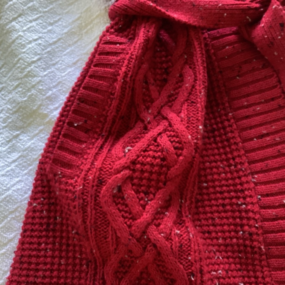 Talbots Donegal Cable Knit Robe XS - Picture 8 of 9